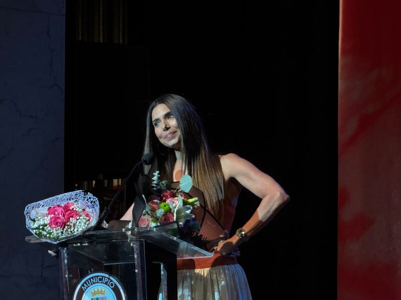 La actriz fue reconocida en el Puerto Rico Film Festival.