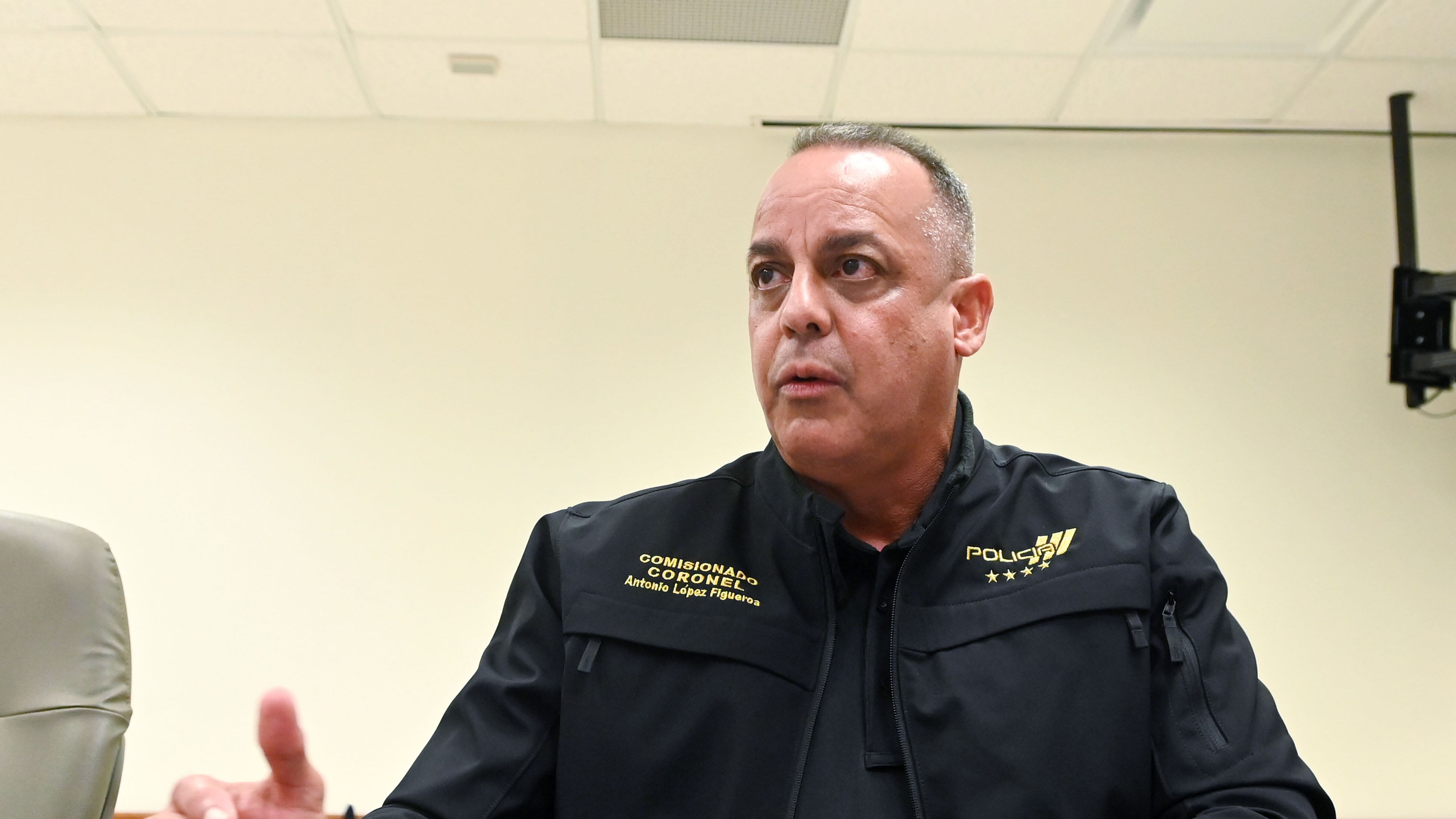 El coronel Antonio López Figueroa, Comisionado de la Policía