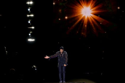 El artista se presentó en el Coliseo de Puerto Rico, José Miguel Agrelot.
