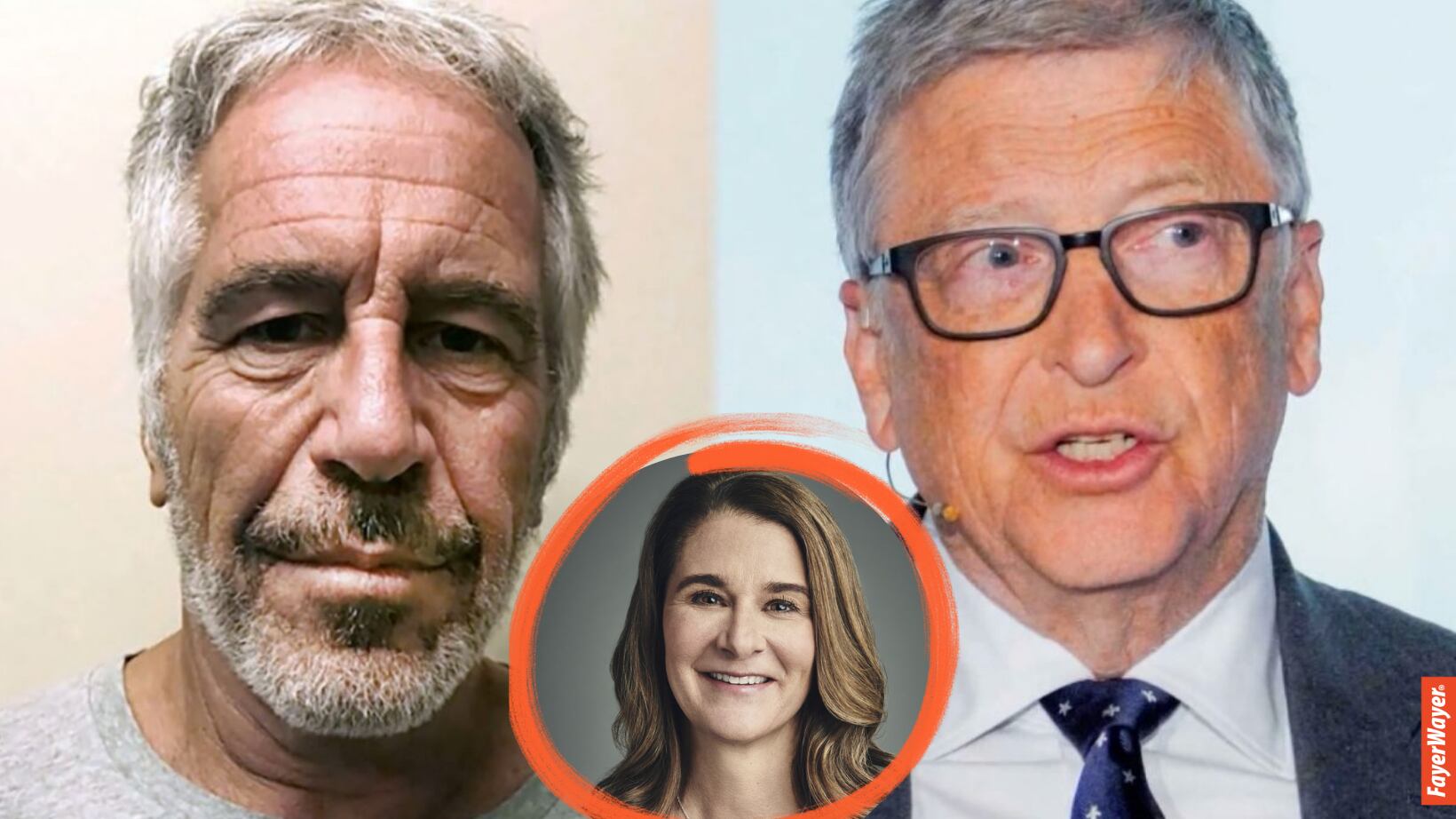 Jeffrey Epstein, Melinda French Gates y Bill Gates - Composición - Whisk/FW
