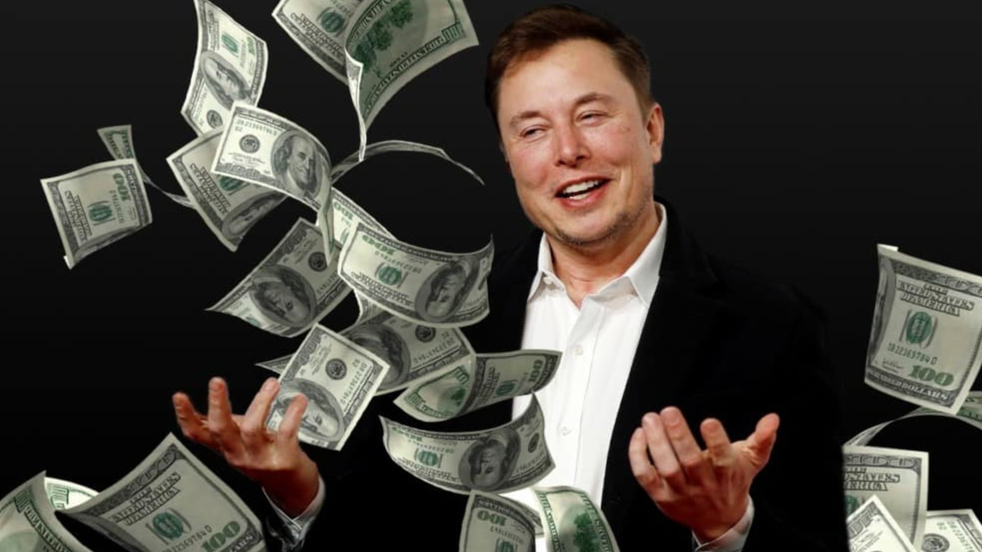 Elon Musk con mucho dinero / Archivo FW