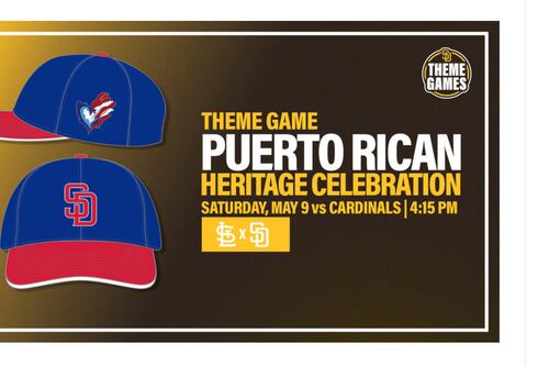 ¡Creada por boricuas! Gorra especial de los Padres en honor a Puerto Rico