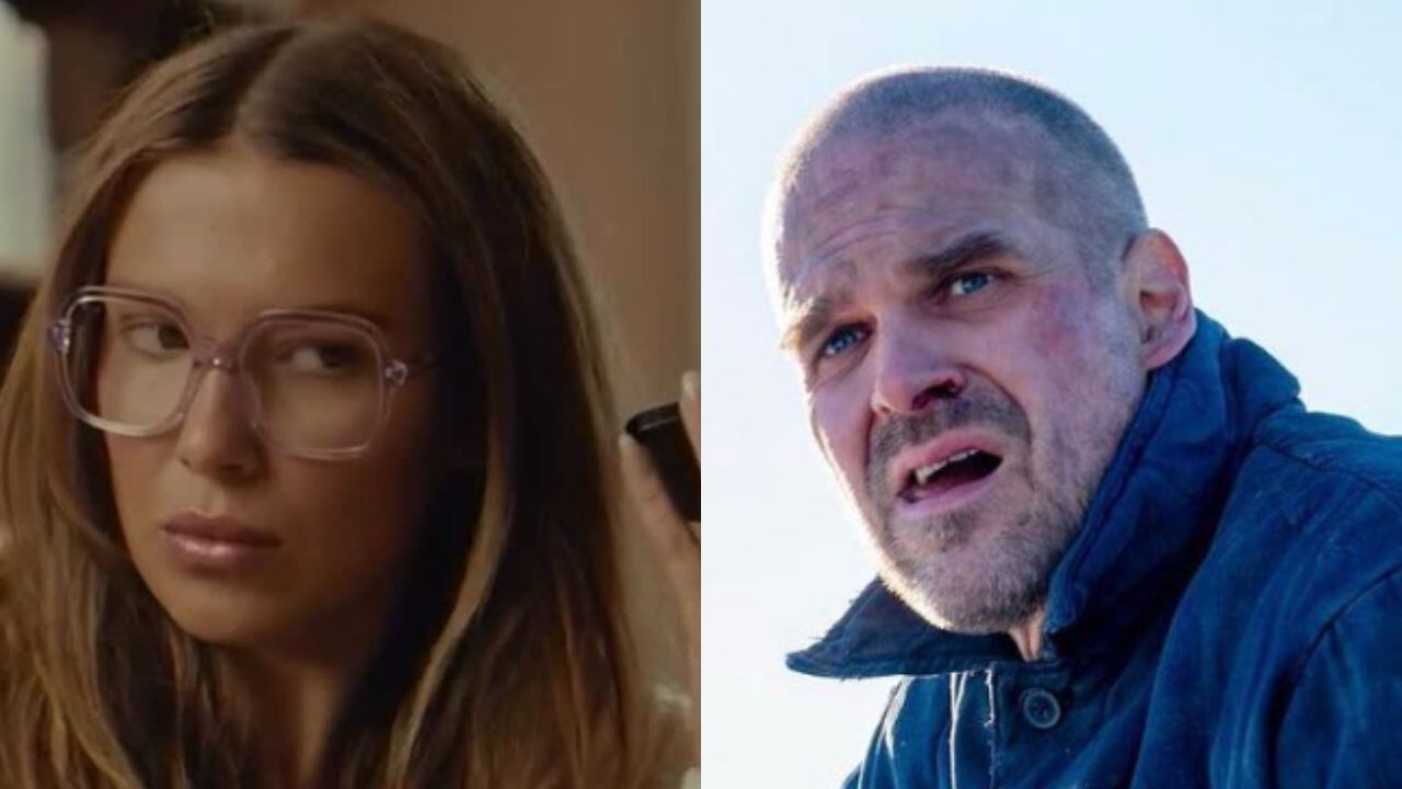 Millie Bobby Brown y David Harbour