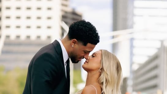 Tyrese Haliburton y Jade Jones