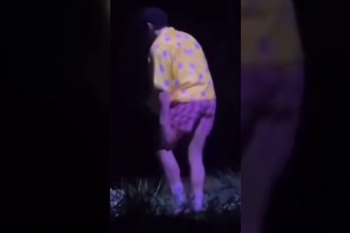 Bad Bunny se lastima rodilla mientras bailaba en su residencia en el “Choliseo”