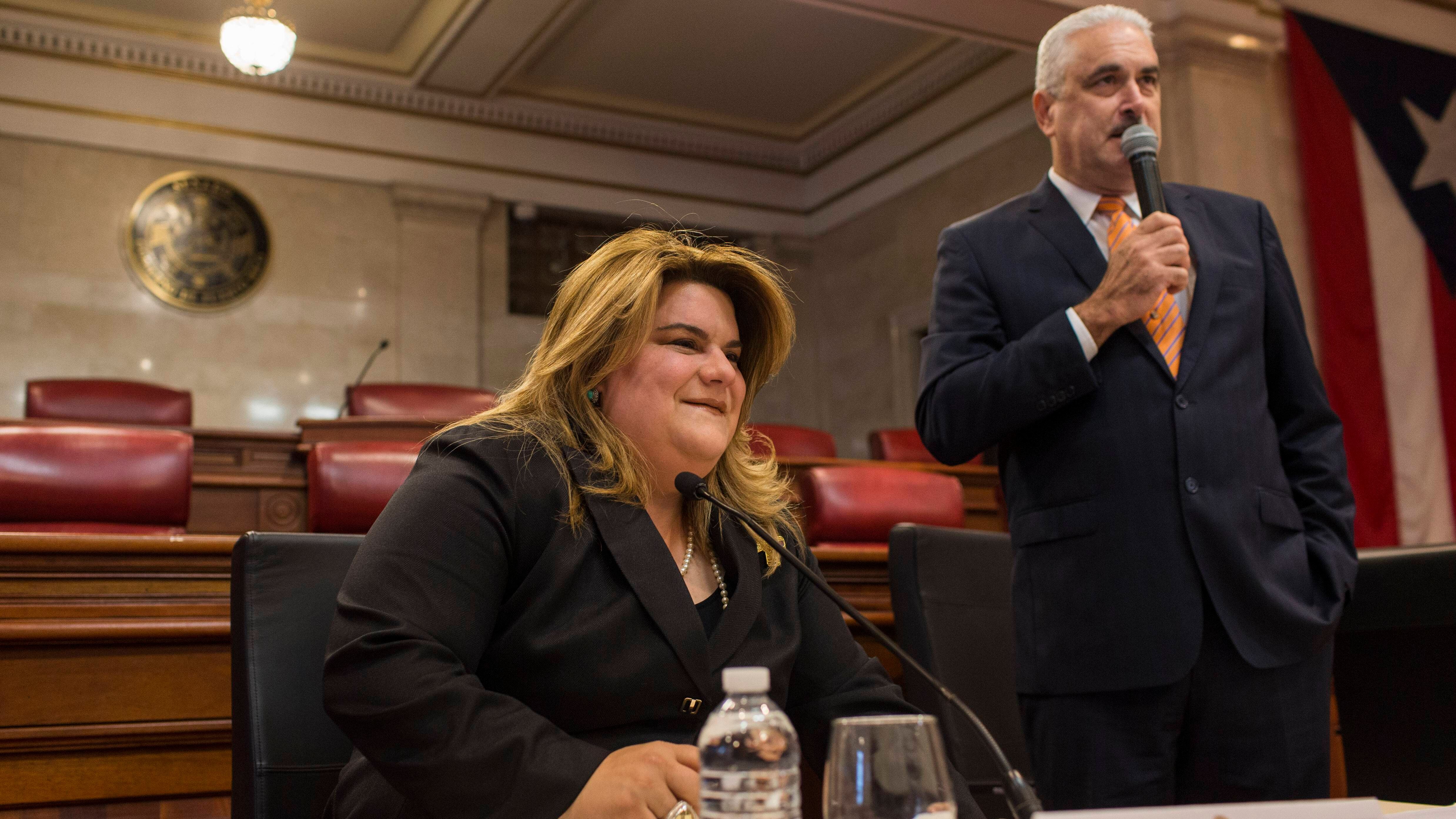 Jenniffer González y Thomas Rivera Schatz.