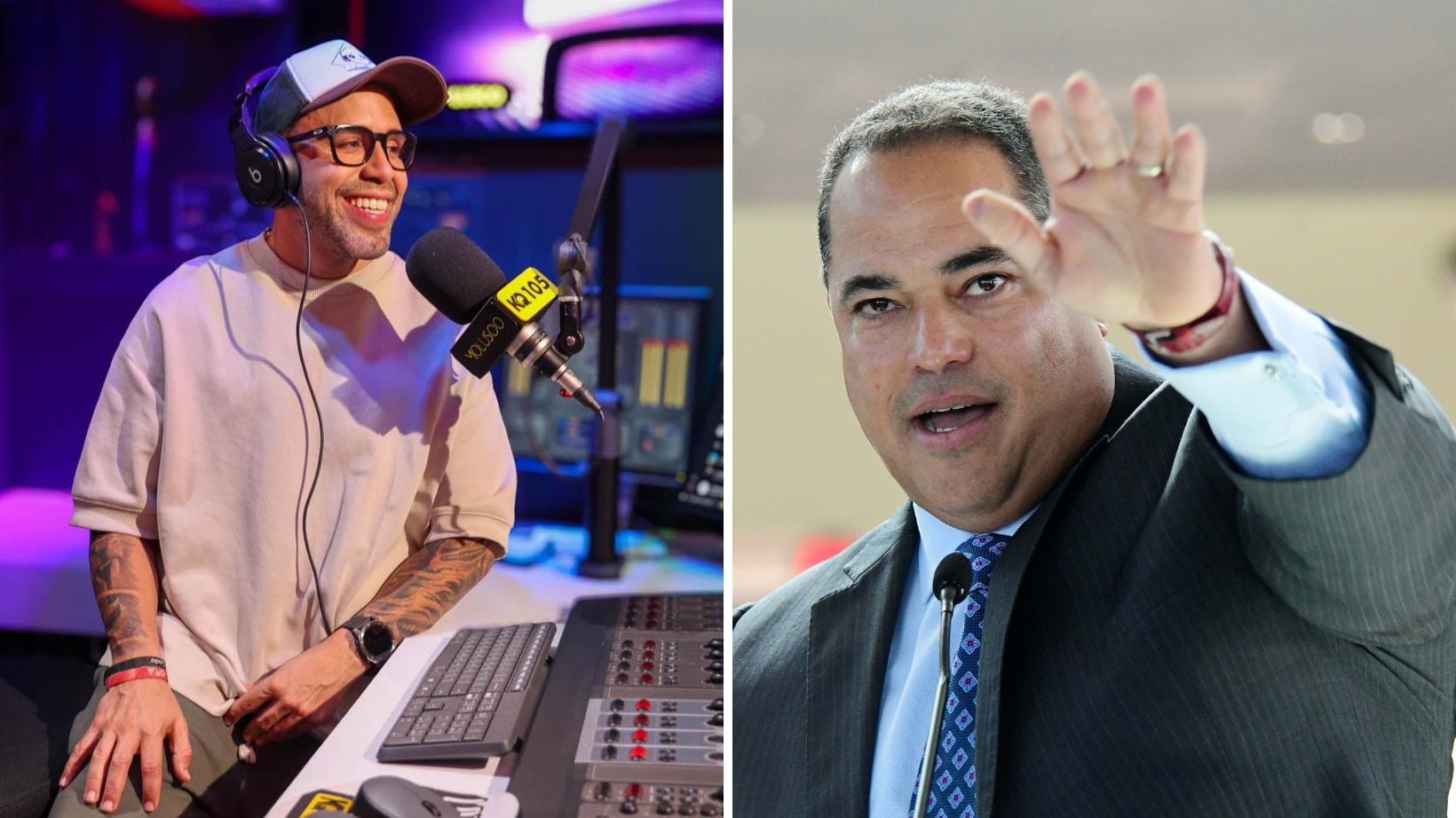 Jorge Pabón "Molusco" y Carmelo Ríos