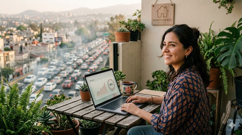 El trabajo remoto permite contratar talento sin importar la ubicación, mejora la productividad, reduce gastos y amplía las oportunidades laborales.