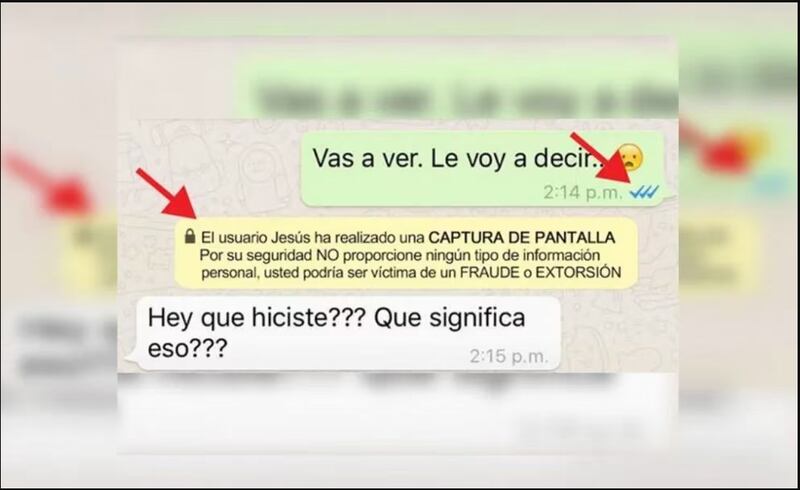 WhatsApp, tres vistos azules