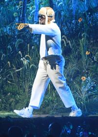 El exponente urbano interpretó sobre 30 canciones en la primera función de "No me quiero ir de aquí".