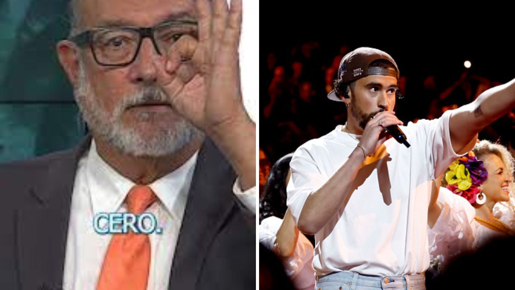 El analista criticó la residencia de Bad Bunny.