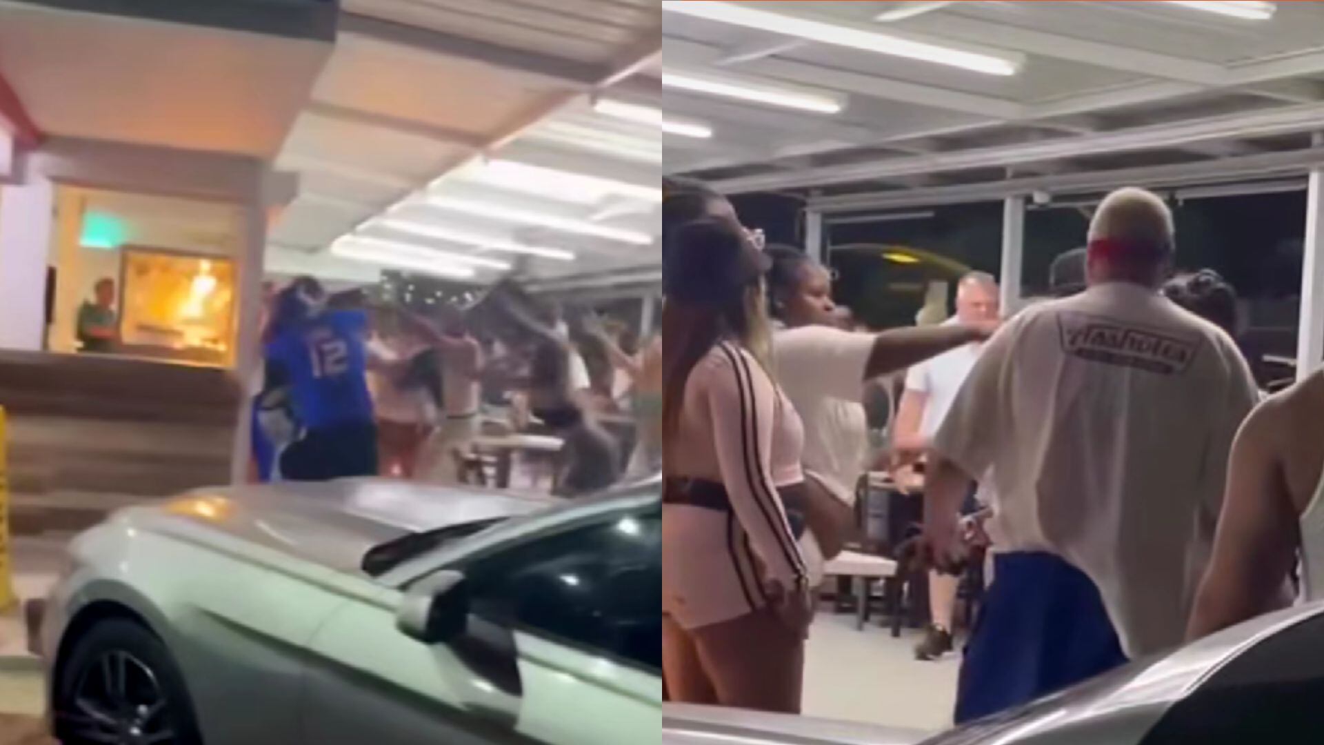 Pelea de turistas en Carolina