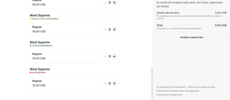 Ticketera Bryant Myers