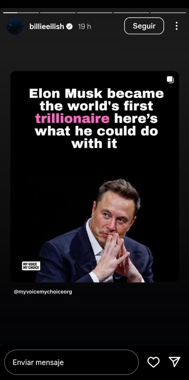 Storie de Billie Eilish