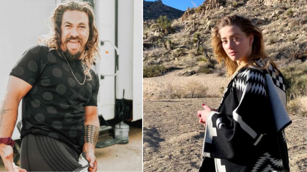 Amber Heard y Jason Momoa al parecer habrían tenido un romance.