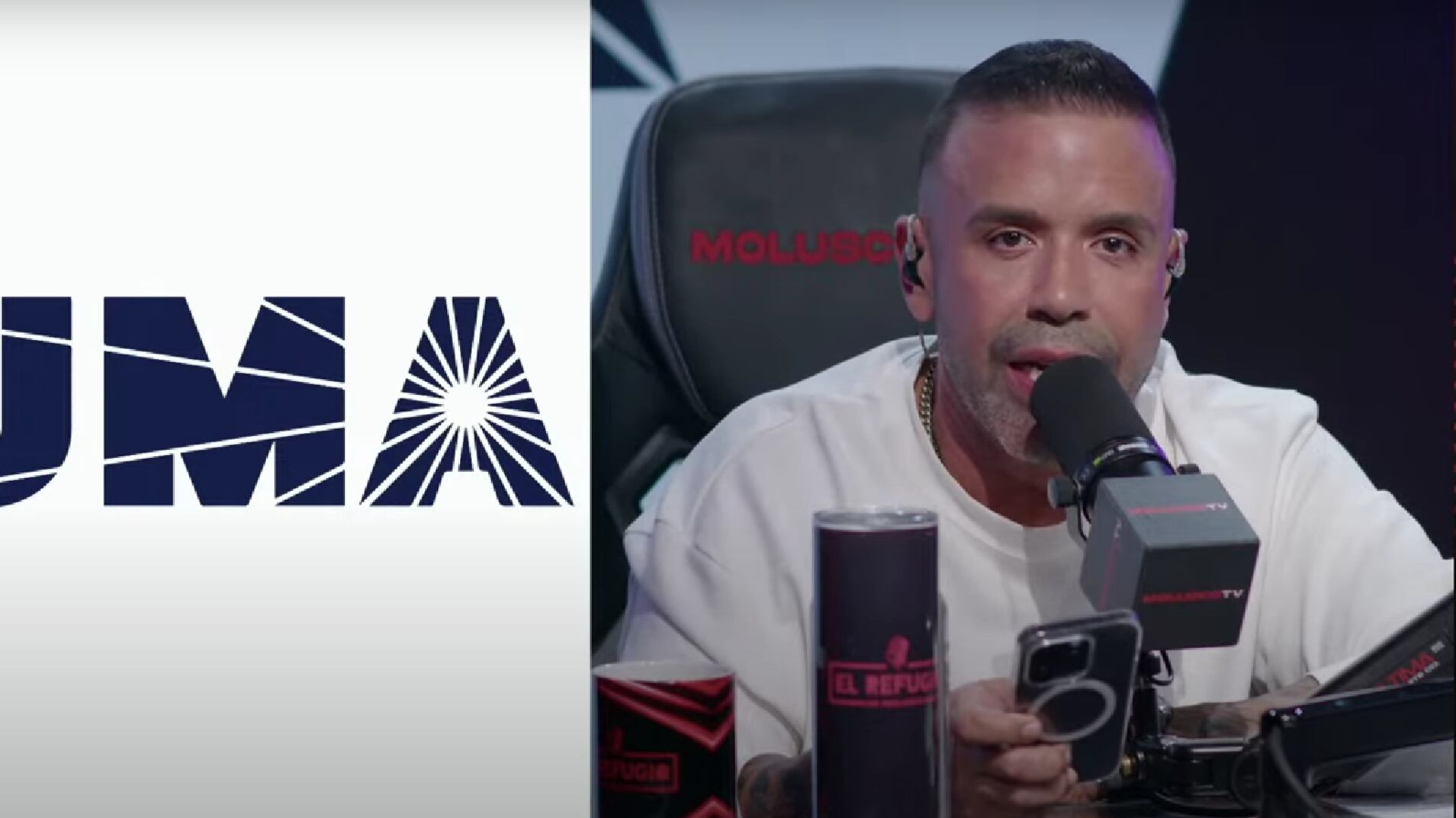 Molusco promociona a LUMA Energy durante El Refugio