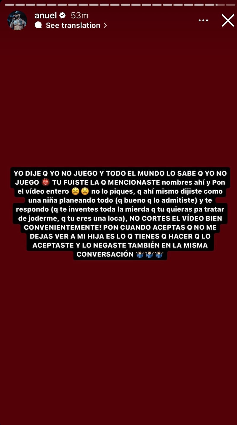 Mensaje Anuel AA