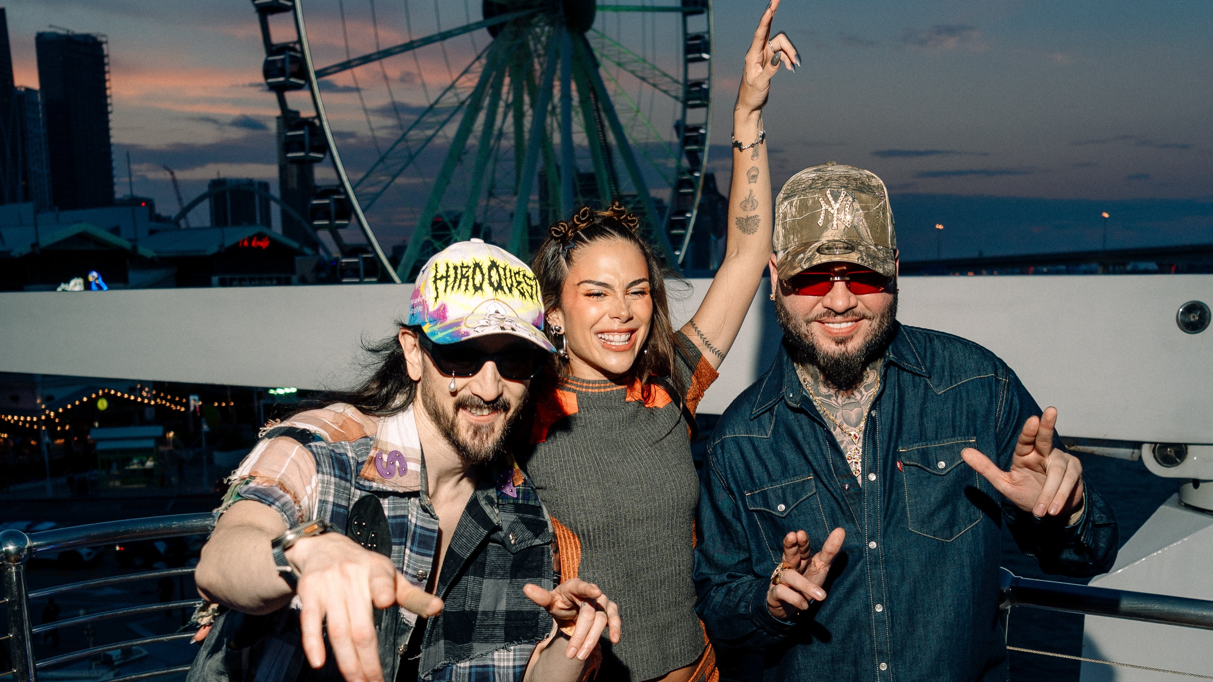 Nuevo tema de Farruko junto a Steve Aioki y greeicy