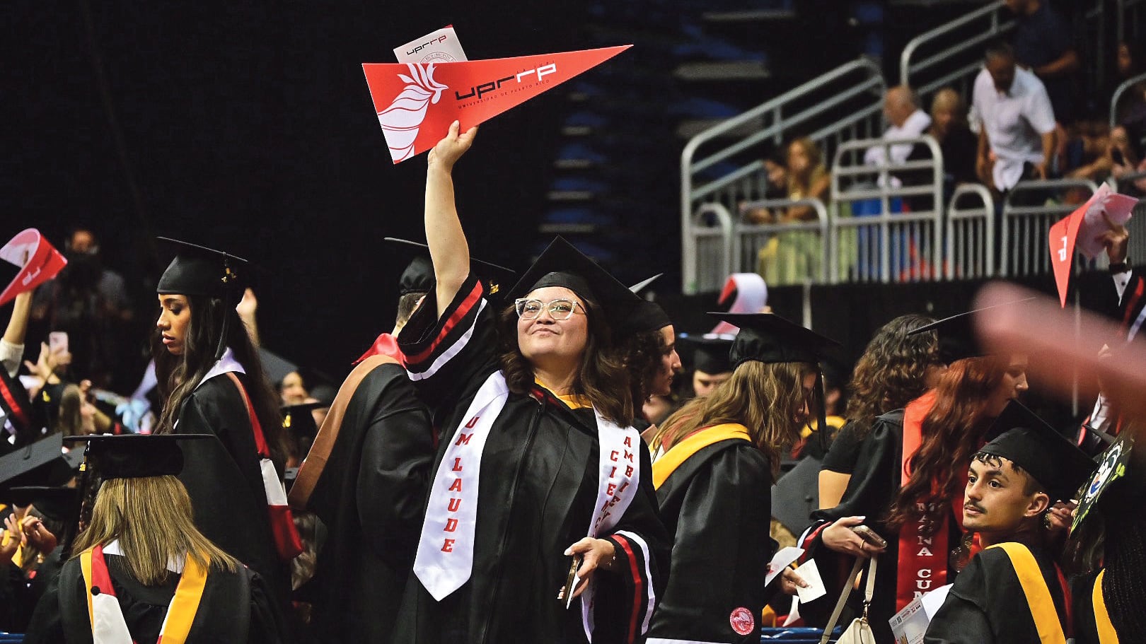 La Universidad de Puerto Rico, Recinto de Río Piedras celebra su Centésima Vigésima Colación de Grados. Coliseo de Puerto Rico. Hato Rey Metro PR 26 de junio de 2025