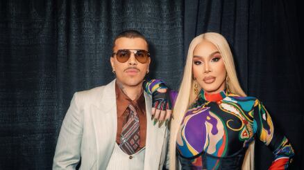 La exponente fue la encargad a de entregar la medalla a Rauw Alejandro.