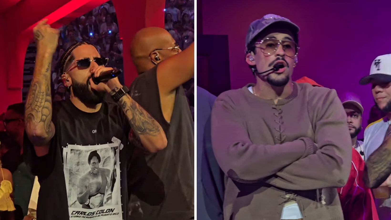 Ambos se reencontraron en la residencia en el Coliseo de Puerto Rico.