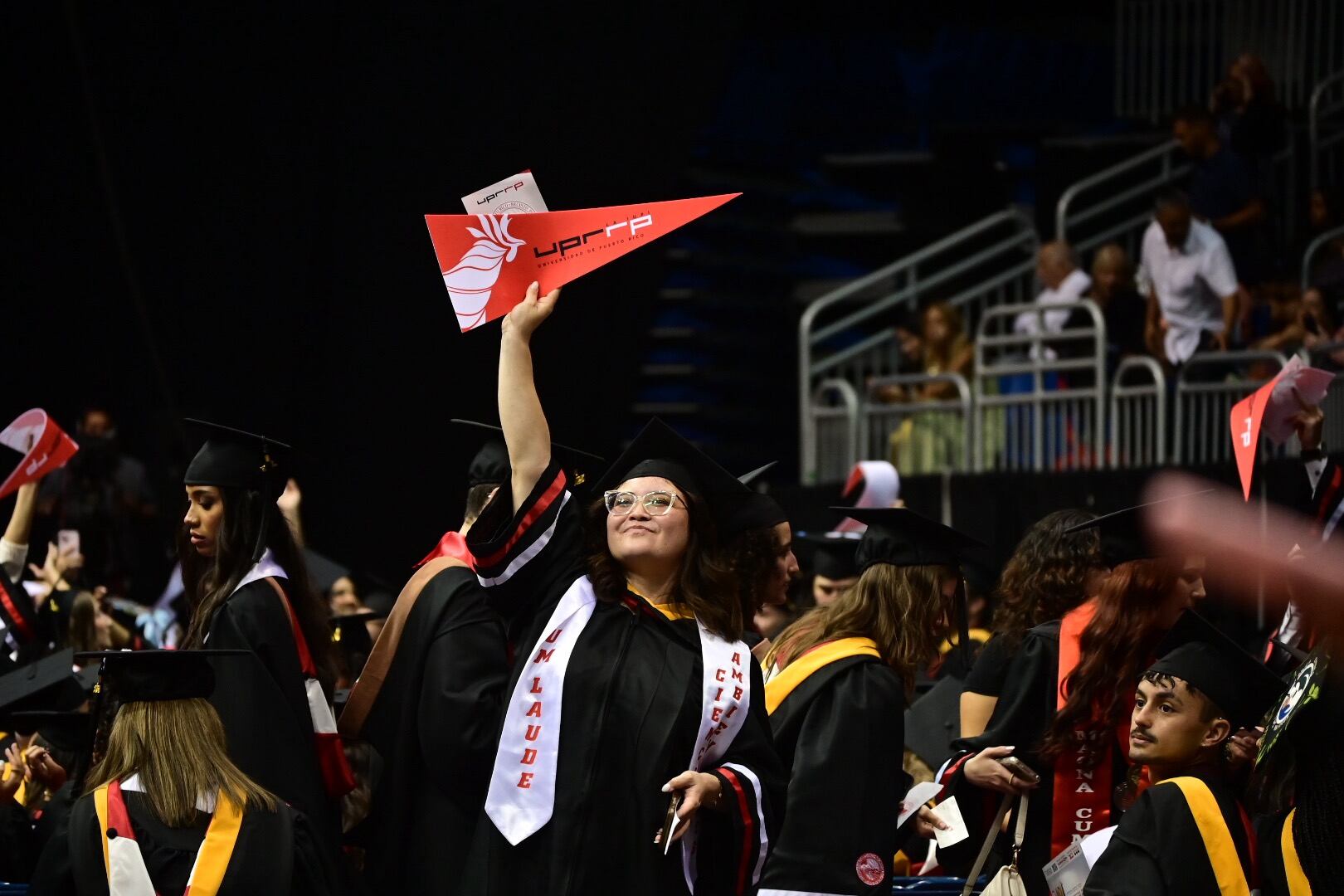 La Universidad de Puerto Rico, Recinto de Río Piedras celebra su Centésima Vigésima Colación de Grados. Coliseo de Puerto Rico. Hato Rey Metro PR 26 de junio de 2025