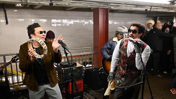 Presentación en estación del tren de Nueva York