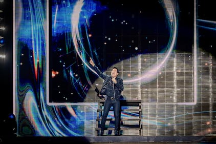 El artista se presentó en el Coliseo de Puerto Rico, José Miguel Agrelot.