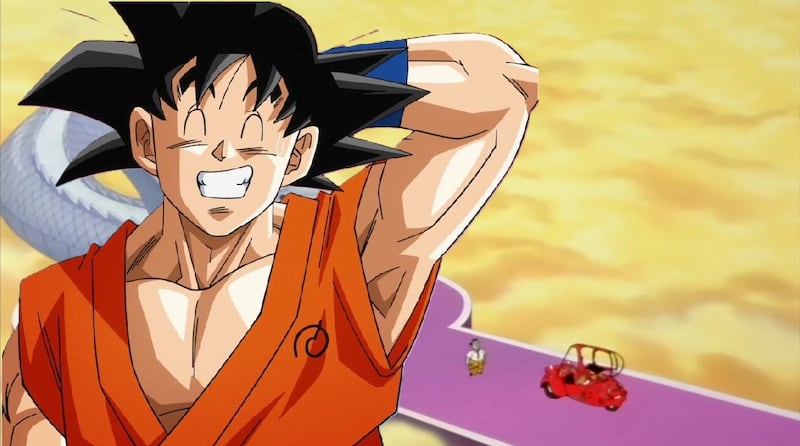 Goku camino de la serpiente