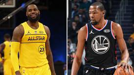 LeBron James y Kevin Durant siguen siendo los más votados para el All-Star de la NBA